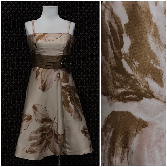 2004 Anthro "Watercolor Silk Dress" by Odille - Picture 3 of 11